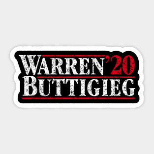 Elizabeth Warren and Mayor Pete Buttigieg on the one ticket? Sticker